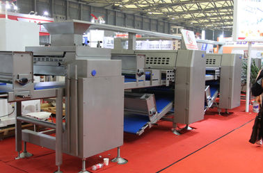 Raised Automatic Donut Maker Machine 800 - 15000 Pcs/Hr With Hexagon Cutter supplier