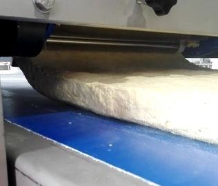 China Stainless Steel Dough Press Roller Machine , Modular Design Dough Sheeter Machine factory