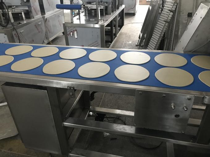 1000 - 15000 Pcs / Hr Flat Bread Production Line With Sand Blasting Surface