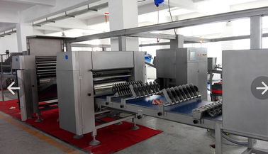 Modular Structure Puff Pastry Machine Oversea Installation With Shape / Pattern Decoration supplier