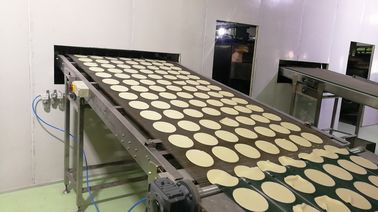 Automatic Flat Bread Making Machine , Tortilla Making Machine For Pita / Flatbread supplier