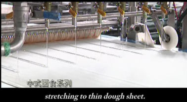 High Capacity Flat Bread Making Machine , Automatic Lacha Paratha Production Line supplier