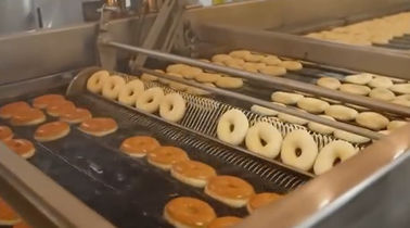 Hexagon Cutter Automatic Donut Making Machine With Modular Dough Sheeting System supplier