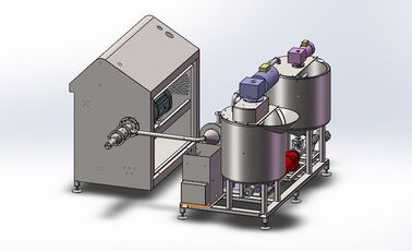 PLC Control System Cream Cake Batter Mixer With 150 - 400 kg/hr Capacity supplier