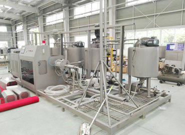 PLC Control Swiss Roll Machine With Tunnel Oven And Package Machine supplier