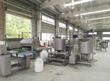 PLC Control Swiss Roll Machine With Tunnel Oven And Package Machine supplier