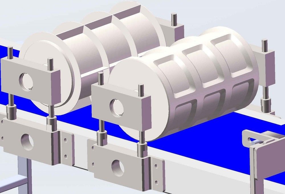 Custom Capacity Puff Pastry Dough Making Machine / Hot Pockets Production Line