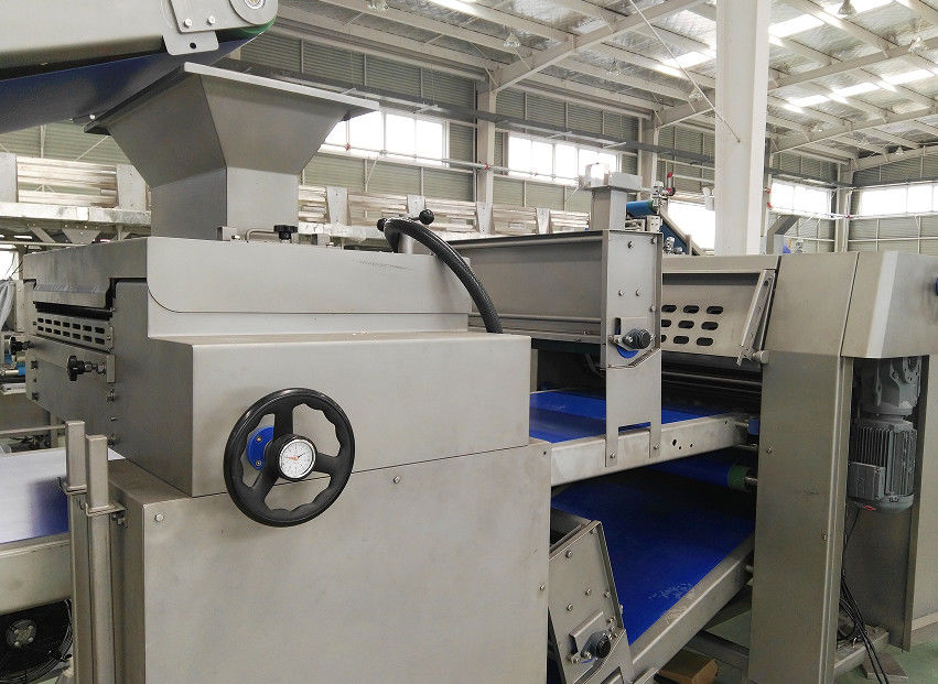 Durable Pita Making Machine , Pita Bread Production Line With Tunnel Oven supplier