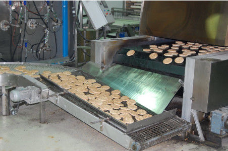 CE Pita Bread Automatic Line 850 Mm Belt Width With Dough Sheeting System