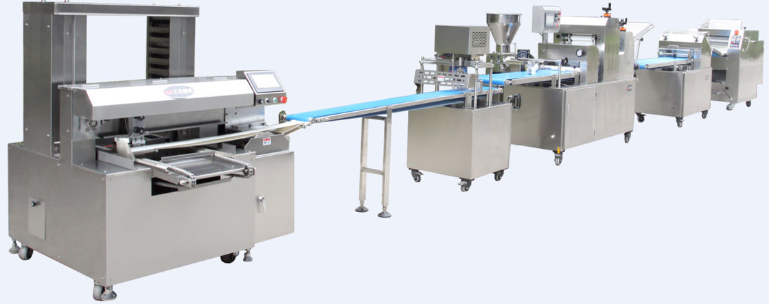1000 - 20000 Kg/Hr Industrial Bread Making Machine Width 370mm Working Width