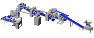 China 3D Drawing Heavy Duty Dough Roller , Pastry Dough Sheeter Equipment Modular Design factory